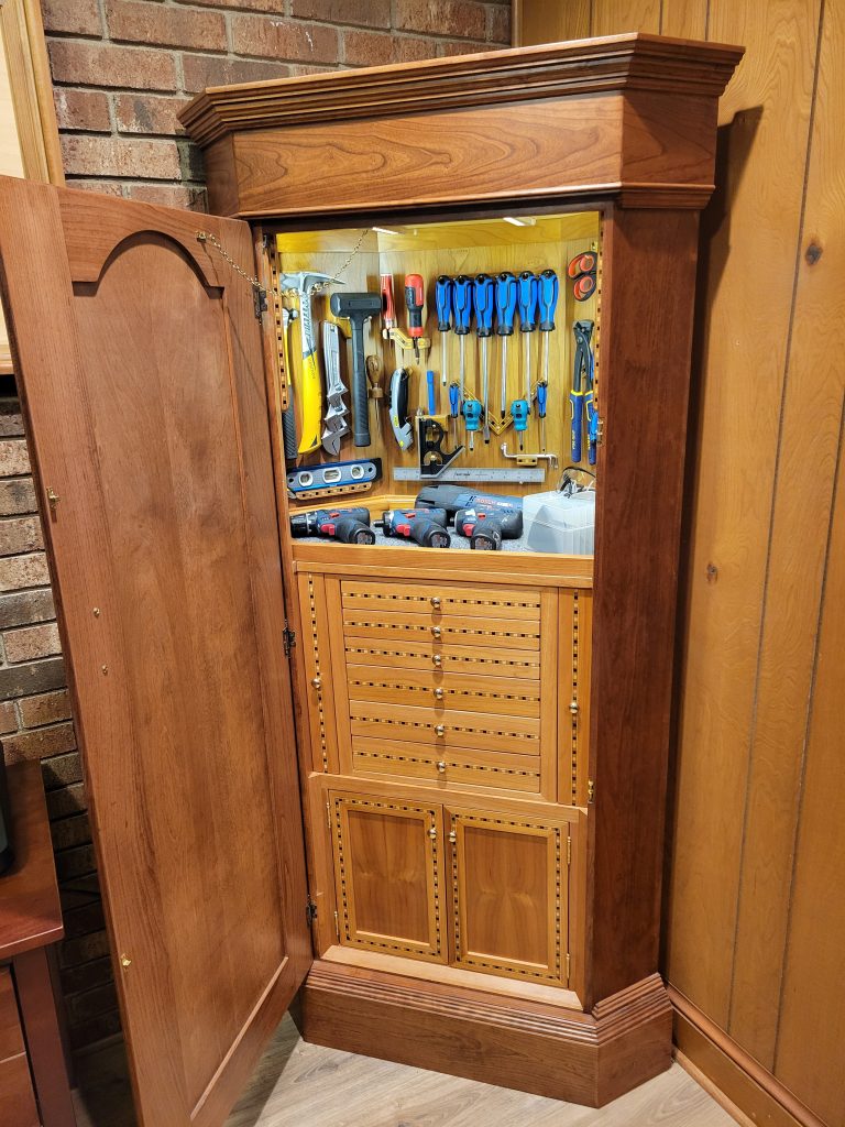 Custom Tool Chest with Concealed Compartments