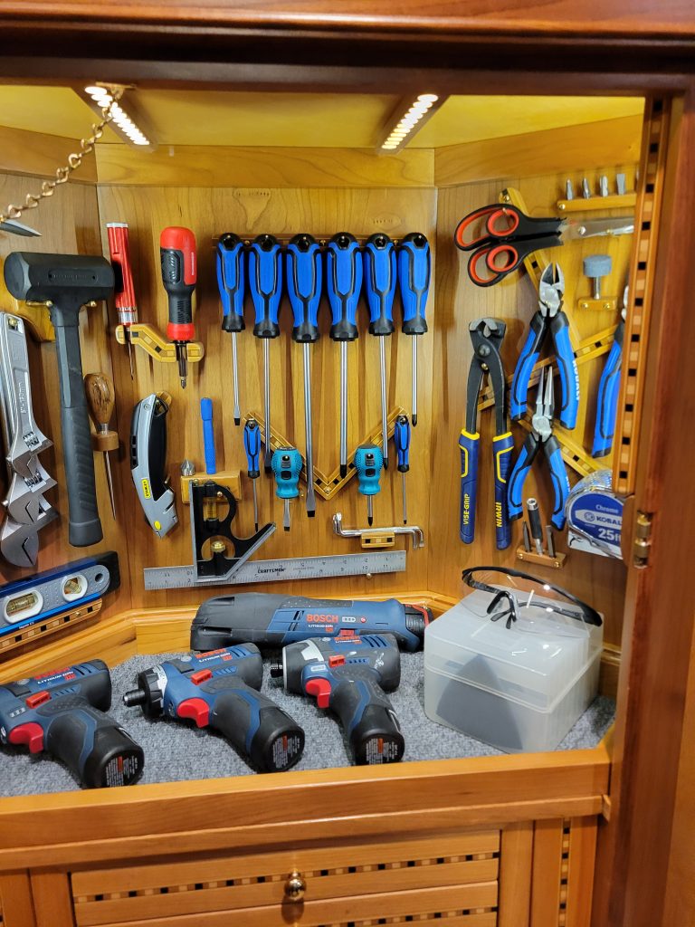 Custom Tool Chest with Concealed Compartments