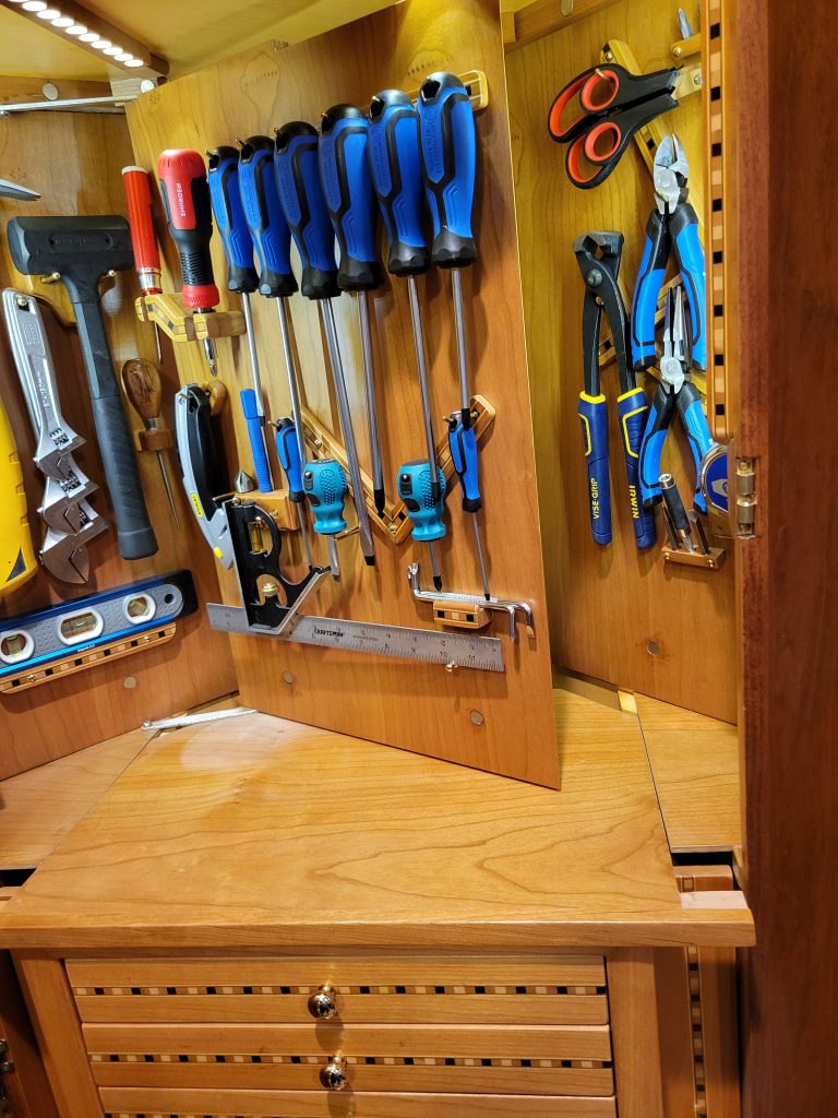 Custom Tool Chest with Concealed Compartments