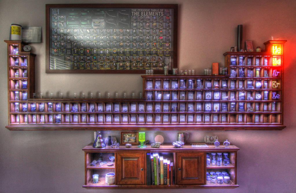 One-Of-A-Kind Periodic Table Wall Unit